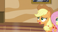 Applejack and Fluttershy approach Gladmane S6E20