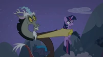 Like a pony doll in Discord's grasp!