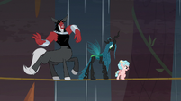 Lord Tirek starting to lose his balance S9E8