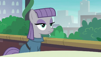 Maud Pie sitting at table with blank stare S6E3