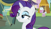 Rarity grinning confidently S7E19