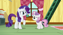 Rarity starting to look disappointed S7E6