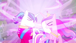 Shining Armor and Princess Cadance - power of love S02E26