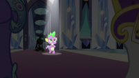 Spike steps forward under a spotlight S6E16