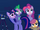 Twilight, Spike, and Pinkie watching the meteor shower S1E24.png