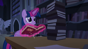 Twilight "find anything, Spike?" S4E03