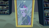 Twilight looking at herself in mirror S2E20