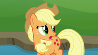 Applejack curious "what?" S8E21