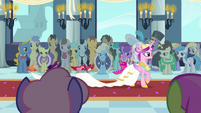 The real Cadance marching to her love