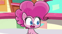 Pinkie Pie looks behind her in shock PLS1E11b