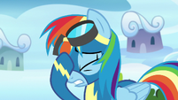 This has got be a little embarrassing for you, Rainbow Dash.