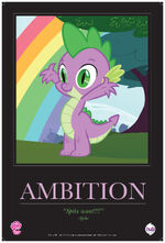 Spike "Ambition" poster from ComicCon 2012