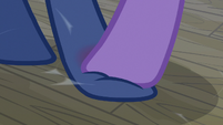 Twilight Sparkle steps on Star Tracker's hoof S7E22