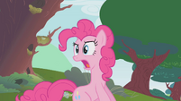 Pinkie Pie calling out to her friends S1E10