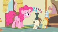 Pinkie thinking of something.