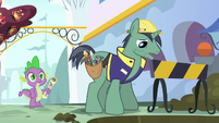 Public Works Pony "can I start fixing it again?" S5E10