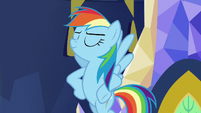 Rainbow Dash looking proud S9E14