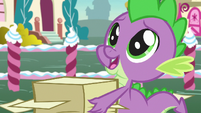 Spike with awestruck eyes "so generous" S7E9