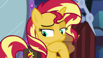 Sunset Shimmer thinking for a moment EGS3