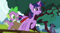 Twilight asks about the snake joke S5E22