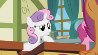 Not everyday you see Sweetie Belle deep in thought.