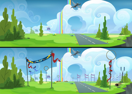 The Wonderbolt Academy flying field from Wonderbolts Academy