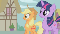 Applejack worried about Sweet Apple Acres S1E10