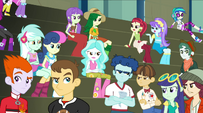 Here, DJ Pon-3 seems to be the only one who isn't angry