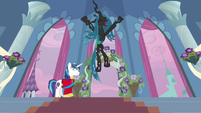 Queen Chrysalis happy S2E26