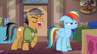 Quibble Pants mocking Rainbow Dash S6E13