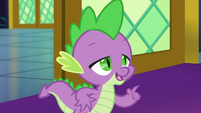 Spike "ordered her the super-deluxe mane blow-out" S5E3