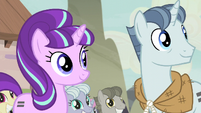 Starlight and Party Favor hear Fluttershy S5E2