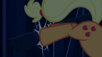 Applejack securing the barn door S6E15