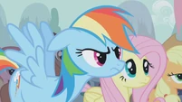 Boasting is Rainbow Dash's job, therefore she can not stand anymore of this!