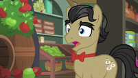 Filthy Rich surprised by Applejack's words S6E23