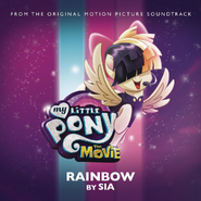MLP The Movie - Rainbow by Sia single cover