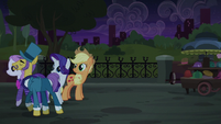 Neighbor and Business Ponies walking off S5E16