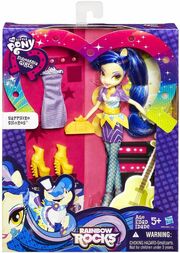 Rainbow Rocks Fashion Doll Sapphire Shores toy packaging