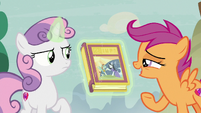 Scootaloo "when you were 'younger', huh?" S7E8