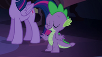 Spike dismisses the idea of shadow ponies S4E03