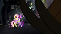 Twilight and Fluttershy screaming in terror S7E20