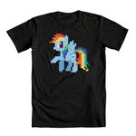 8-bit Rainbow Dash shirt