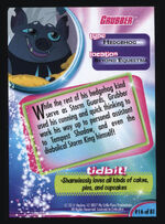 Grubber MLP The Movie trading card back