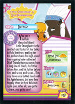 Little Strongheart & Chief Thunderhooves Enterplay series 2 trading card back