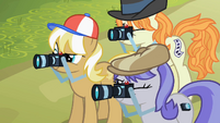Rainbow Dash's heroic feats are enough to attract the attention of photographers.