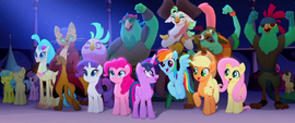 This shot appears way too early in the trailer. I mean, it already includes Capper, the Parrot Pirates, and Hippogriff Skystar.