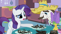 Rarity pushing plate S2E05