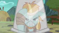 Rockhoof looking determined at his reflection S7E16