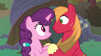 Big Mac and Sugar Belle surprised at each other S9E23