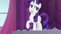 Rarity a bit annoyed S5E14